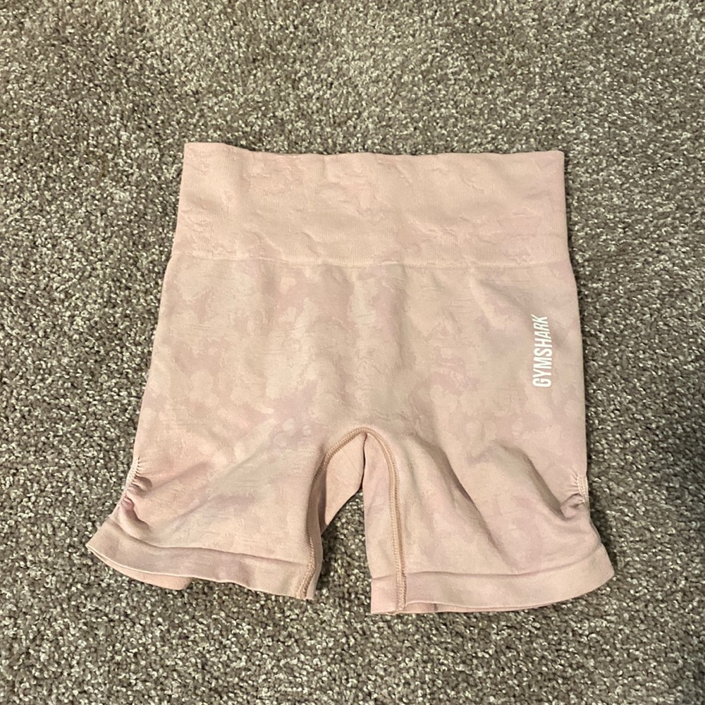 Small Light Pink Gymshark Athletic Shorts